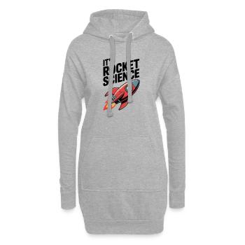 C’est sorcier - Sweat-shirt à capuche long Femme - gris chiné - Devant