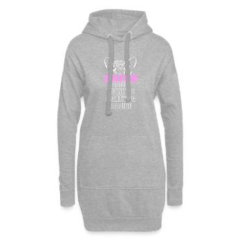 Teamshirt 2025\26 - Hoodie-Kleid - Grau meliert - Vorne