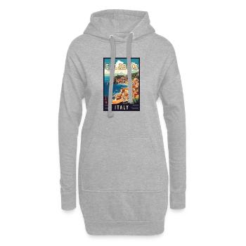 Entdecken Sie die rustikale Schönheit Kalabriens in Italien - Hoodie-Kleid - Grau meliert - Vorne