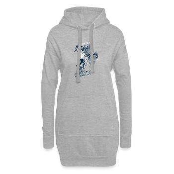 Cyclisme artistique, cyclisme artistique, vélo en salle - Sweat-shirt à capuche long Femme - gris chiné - Devant