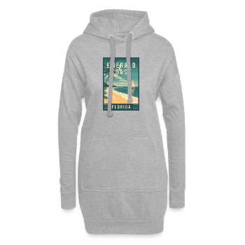 Experience Stunning Emerald Coast in Florida - Hoodie Dress - heather grey - Front