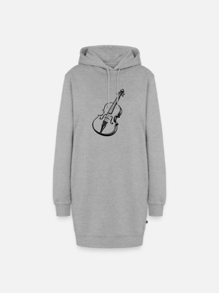 Cello - Hoodie-Kleid - Grau meliert