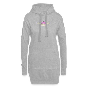 Donuts Circle of Life - Sweat-shirt à capuche long Femme - gris chiné - Devant