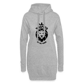 Wrapped in the word! - Hoodie-Kleid - Grau meliert - Vorne