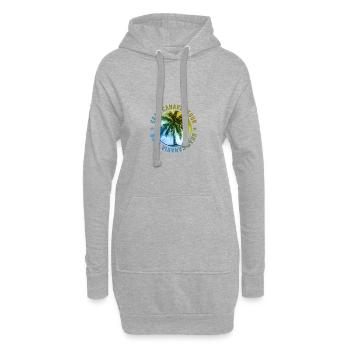 Gran Canaria Tour Urlaub - Hoodie-Kleid - Grau meliert - Vorne