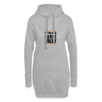 Mykonos Party Crew - Hoodie-Kleid - Grau meliert - Vorne