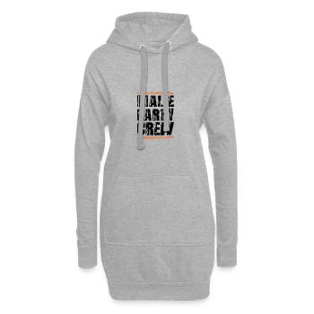Malle Party Crew - Hoodie-Kleid - Grau meliert - Vorne