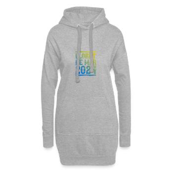 Lloret De Mar 2024 - Hoodie-Kleid - Grau meliert - Vorne