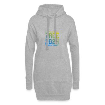 Zrce 2024 - Hoodie-Kleid - Grau meliert - Vorne