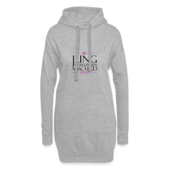 Junggesellinnen Abschied Team Jga Party - Hoodie-Kleid - Grau meliert - Vorne