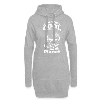 Idée cadeau Planète du système solaire des astronautes - Sweat-shirt à capuche long Femme - gris chiné - Devant