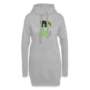 Joueur de flipper - Sweat-shirt à capuche long Femme - gris chiné - Devant