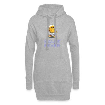 MALLE FEVER - Hoodie-Kleid - Grau meliert - Vorne