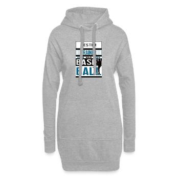 Baseball Trainer Bester Baseballtrainer Team - Hoodie-Kleid - Grau meliert - Vorne