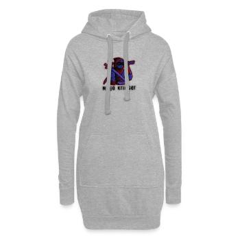 À VOTRE SANTÉ - Sweat-shirt à capuche long Femme - gris chiné - Devant