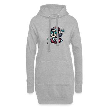 Bolonka Golfeurs Terrain de golf Propriétaires de chiens - Sweat-shirt à capuche long Femme - gris chiné - Devant