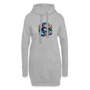 Conception de nerd paresseux de joueur drôle - Sweat-shirt à capuche long Femme - gris chiné - Devant