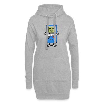 Aussi vieux qu’une console de jeu - Sweat-shirt à capuche long Femme - gris chiné - Devant