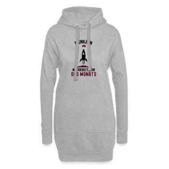 Employé du mois : Spenglerin Spengler - Sweat-shirt à capuche long Femme - gris chiné - Devant