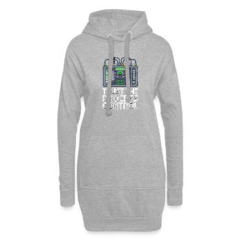 Trust The Process Control Prozessleittechnik - Hoodie-Kleid - Grau meliert - Vorne