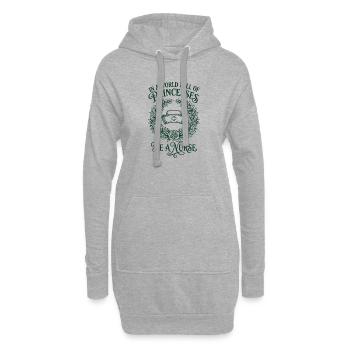 Dans un monde plein de pronesses, sois infirmière - Sweat-shirt à capuche long Femme - gris chiné - Devant