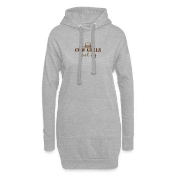 Équitation, équestre, poney, cadeau cheval, équitation - Sweat-shirt à capuche long Femme - gris chiné - Devant