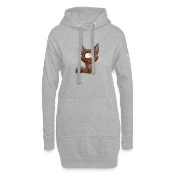 Kelpie - Hoodie-Kleid - Grau meliert - Vorne