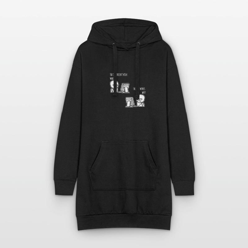 the code works why Programmer Computer Nerd Hoodie Dress