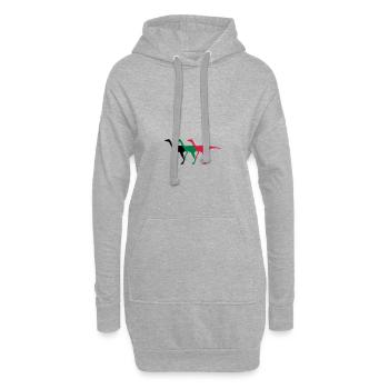 dinos - Hoodie-Kleid - Grau meliert - Vorne