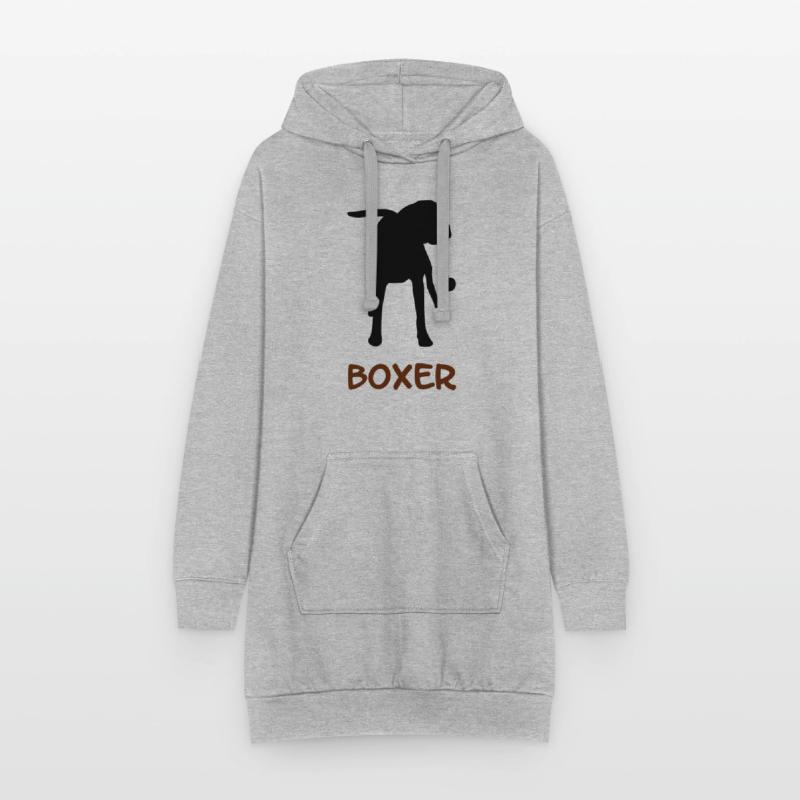 Boxer_2_cb Hoodie-Kleid