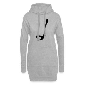 Kochen - Hoodie-Kleid - Grau meliert - Vorne