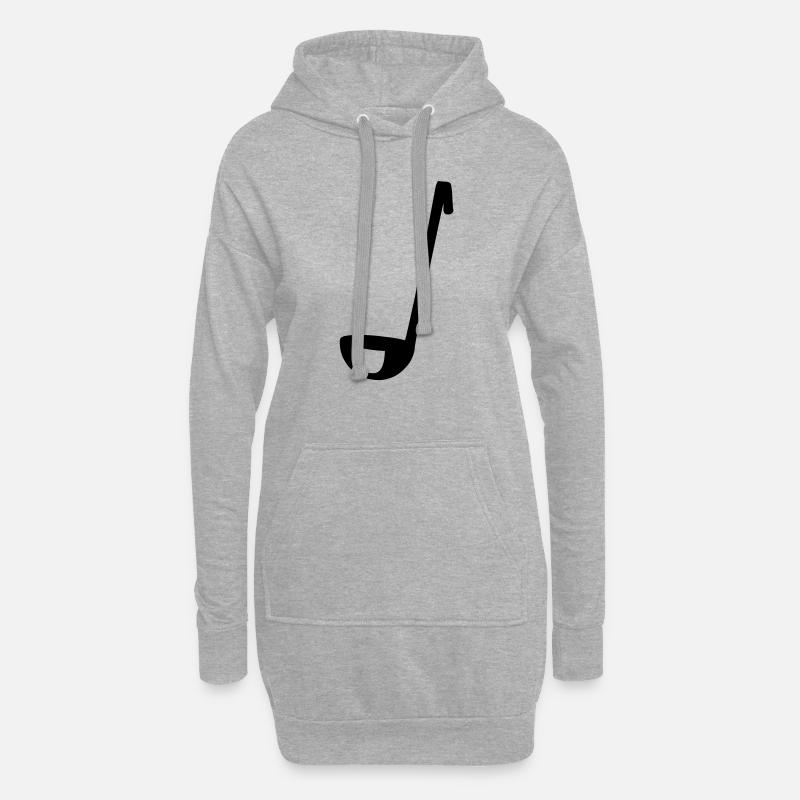 Kochen - Hoodie-Kleid - Grau meliert