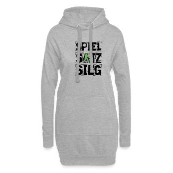 Tennis - Hoodie-Kleid - Grau meliert - Vorne