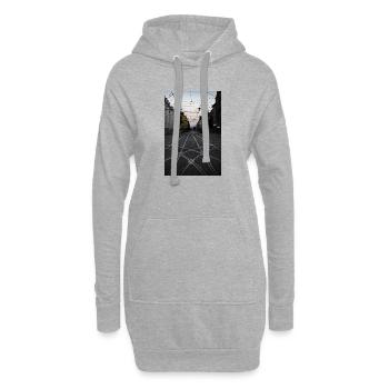 Rails - Sweat-shirt à capuche long Femme - gris chiné - Devant