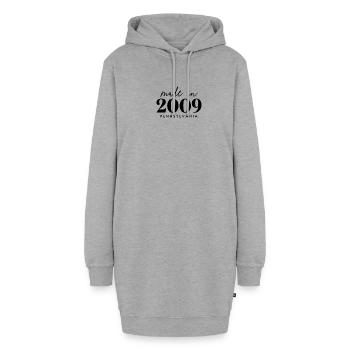 Fabriqué en 2009 en Pennsylvanie. Fête d’anniversaire mignonne - Sweat-shirt à capuche long Femme - gris chiné - Devant