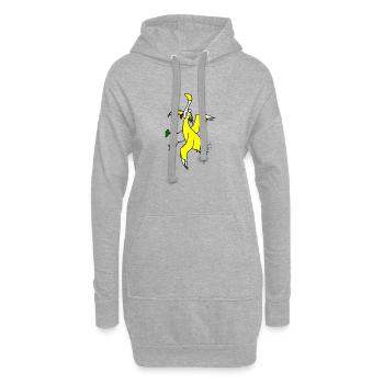 Kreischmöwe - Larus Vocifer - Hoodie-Kleid - Grau meliert - Vorne
