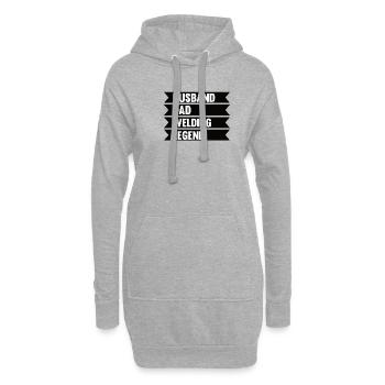 Welding Dad Welder Father Gift Husband - Hoodie Dress - heather grey - Front