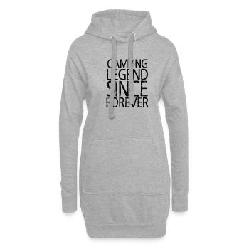 Randonnée Camping Plein air Dictons Campeur Randonneurs - Sweat-shirt à capuche long Femme - gris chiné - Devant