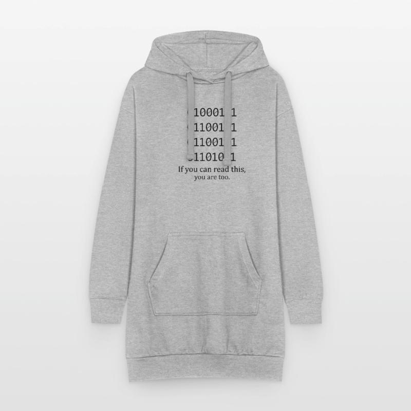 Technischer Support Computer Technik IT Software Hoodie-Kleid