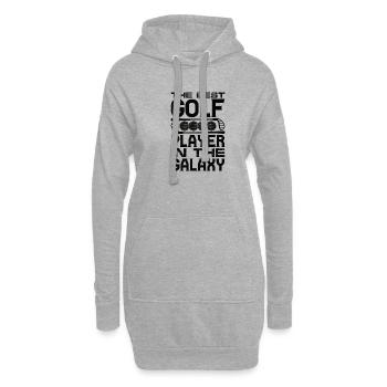 Golf Golfer Geschenk Hobby Verein Spruch - Hoodie-Kleid - Grau meliert - Vorne