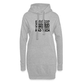 Radiologie Röntgen Nuklearmedizin Arzt Radiologe - Hoodie-Kleid - Grau meliert - Vorne