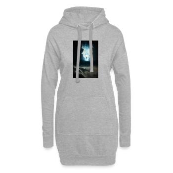 GOTT 05 - Hoodie-Kleid - Grau meliert - Vorne