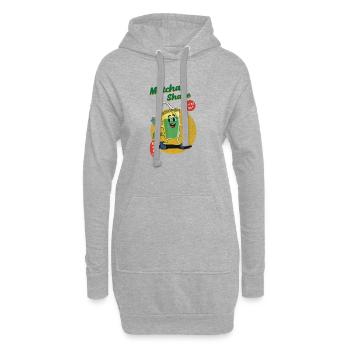 Matcha Shake - Try it! - Hoodie-Kleid - Grau meliert - Vorne