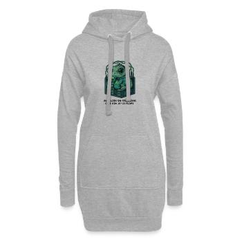 Basilisk.exe - Hoodie-Kleid - Grau meliert - Vorne
