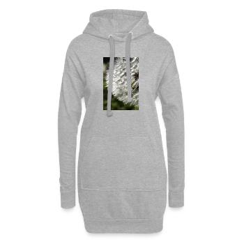 Löwenzahn Pusteblume Nahaufnahme Natur Fotografie - Hoodie-Kleid - Grau meliert - Vorne