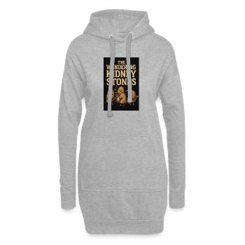 Wandernde Nierensteine Musik Band - Hoodie-Kleid - Grau meliert - Vorne