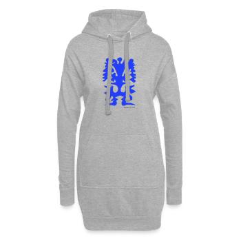 Proyecto_nuevo_-6- - Hoodie Dress - heather grey - Front