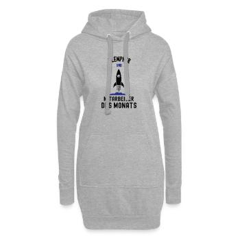 Employé du mois Plombier Installateur - Sweat-shirt à capuche long Femme - gris chiné - Devant
