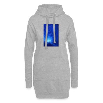 Portail Azure Spiral - Sweat-shirt à capuche long Femme - gris chiné - Devant