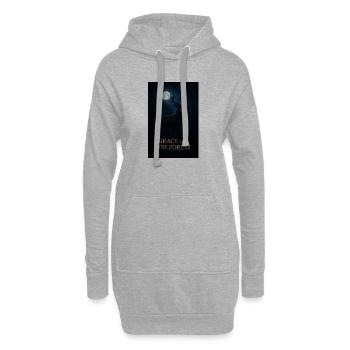 La grâce de la forêt - Sweat-shirt à capuche long Femme - gris chiné - Devant